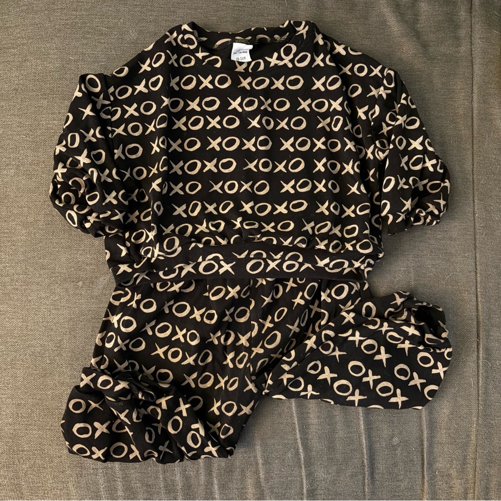 Little One Shop Co XOXO sweatsuit